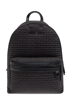 Giorgio Armani Backpack with printed logo | Men's Bags | Vitkac Giorgio Armani Backpack with printed logo | Men's Bags | Vitkac